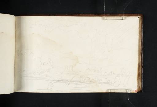 Joseph Mallord William Turner, ‘Landscape, with Mountains and Cloudy Sky’ 1808