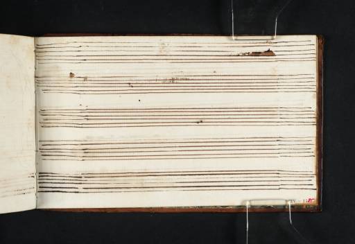 Joseph Mallord William Turner, ‘Lines Ruled for Music’ 1808