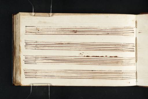 Joseph Mallord William Turner, ‘Lines Ruled for Music’ 1808