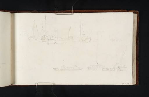 Joseph Mallord William Turner, ‘Barges, Lighters and other Vessels’ c.1820-5