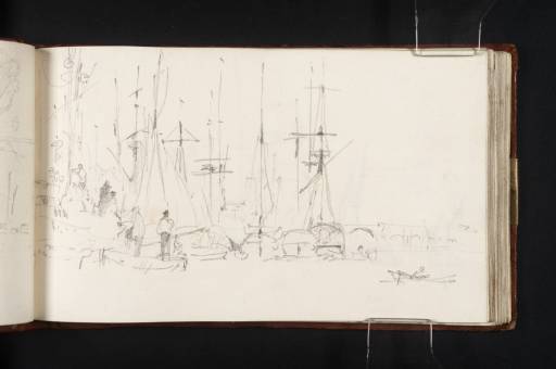Joseph Mallord William Turner, ‘Shipping off London Bridge’ c.1825