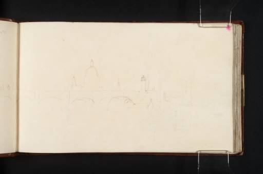 Joseph Mallord William Turner, ‘Waterloo Bridge and St Paul's Cathedral’ c.1825