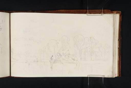 Joseph Mallord William Turner, ‘River Scene, with a Barge’ c.1808-10