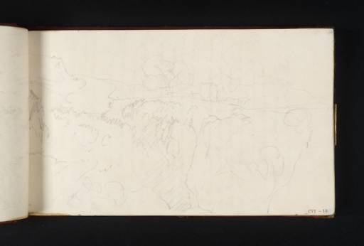 Joseph Mallord William Turner, ‘?Approach to Dovedale: Wooded Gorge and a Winding Road’ 1808