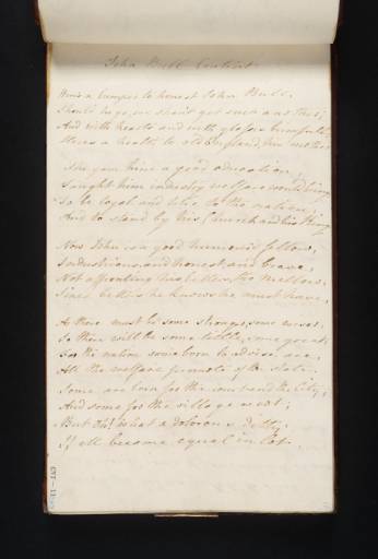 Joseph Mallord William Turner, ‘Verses (Inscriptions ?by Turner)’ 1808