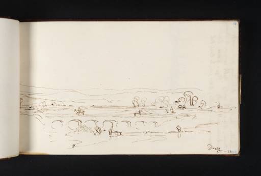 Joseph Mallord William Turner, ‘The Dove Aqueduct and the Trent and Mersey Canal, with a Barge’ 1808