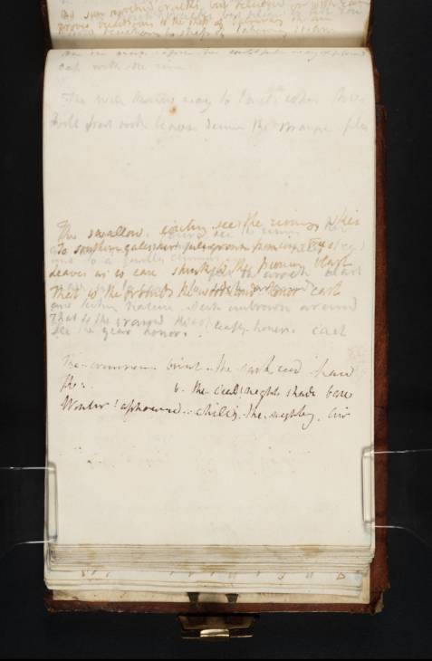 Joseph Mallord William Turner, ‘Verses (Inscriptions by Turner)’ 1808