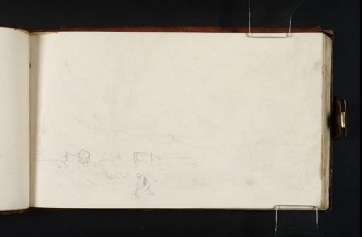 Joseph Mallord William Turner, ‘Landscape, with Figure and Cattle’ 1808