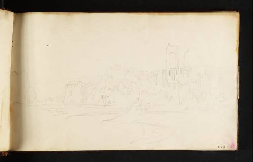 Joseph Mallord William Turner, ‘Kirkstall Abbey from the River Aire’ 1808
