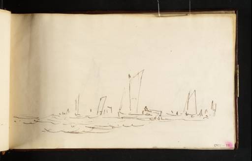 Joseph Mallord William Turner, ‘Sailing Vessels’ 1808