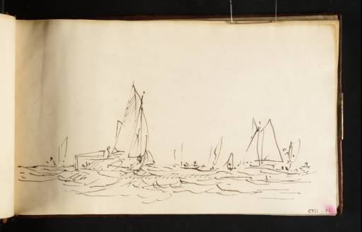 Joseph Mallord William Turner, ‘Sailing Vessels’ 1808
