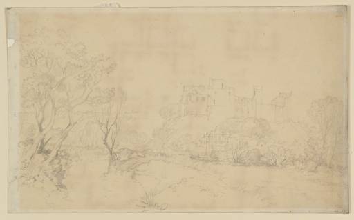 Joseph Mallord William Turner, ‘Cockermouth Castle: Looking towards the Round Tower from near the Junction of the Rivers Derwent and Cocker’ 1809