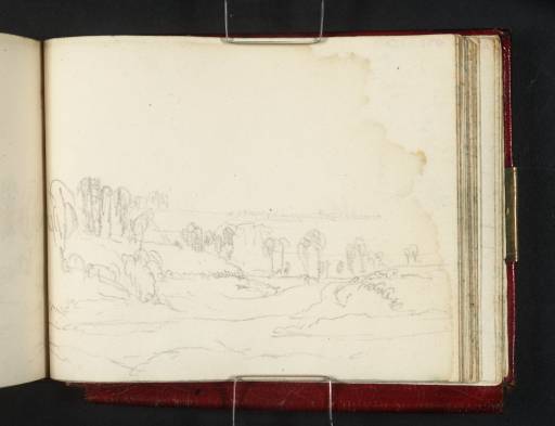 Joseph Mallord William Turner, ‘Landscape, with Sea Beyond’ c.1810