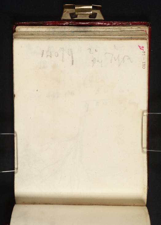 Joseph Mallord William Turner, ‘Accounts (Inscription by Turner)’ circa 1809-11