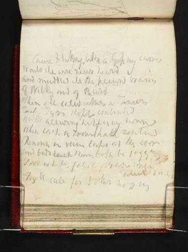 Joseph Mallord William Turner, ‘Verses (Inscription by Turner)’ 1810