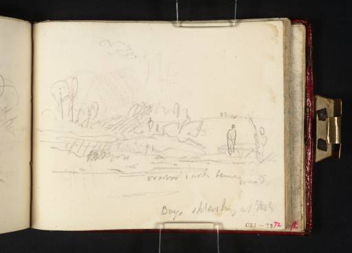Joseph Mallord William Turner, ‘River Scene’ circa 1809-11