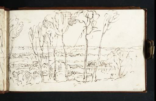 Joseph Mallord William Turner, ‘?Petworth Park and Lake’ c.1809