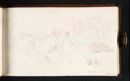 Joseph Mallord William Turner, ‘Sandpits and Cottage, with Children Collecting Sand’ 1809