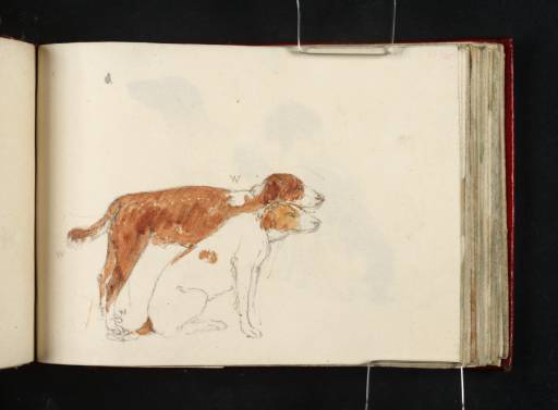Joseph Mallord William Turner, ‘Two Gun Dogs’ 1809