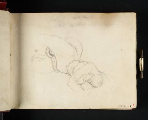 Joseph Mallord William Turner, ‘A Nude Woman Entwined with a Snake’ c.1808-11