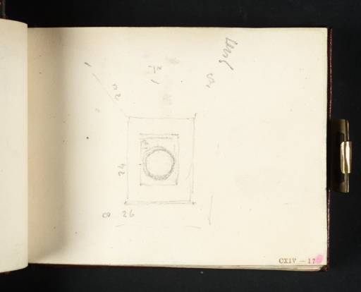 Joseph Mallord William Turner, ‘Plan of the Monument, London’ c.1808-11