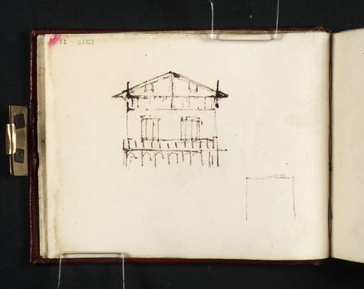 Joseph Mallord William Turner, ‘Sandycombe Lodge, Twickenham: An Unexecuted Elevation’ c.1809-11