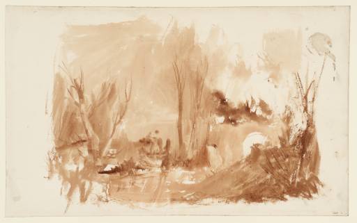 Joseph Mallord William Turner, ‘A Wooded Landscape’ c.1807-19
