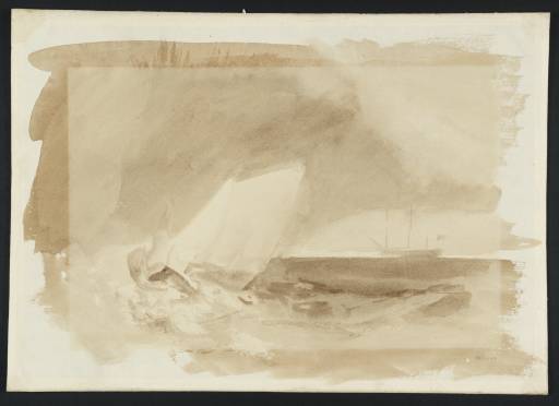 Joseph Mallord William Turner, ‘A Storm at Sea: Study after 'The Bridgewater Sea Piece'’ c.1807-19