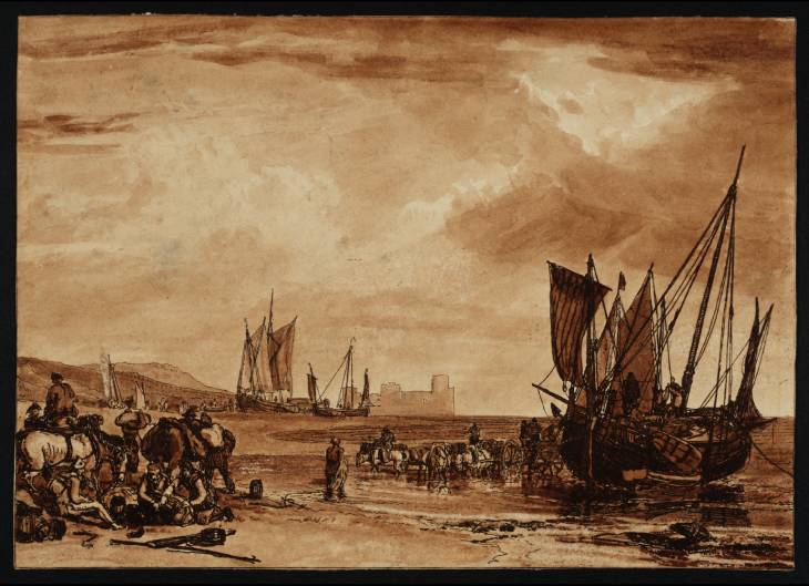 Joseph Mallord William Turner, ‘Scene on the French Coast’ c.1806-7