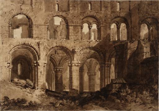 Joseph Mallord William Turner, ‘Holy Island Cathedral’ circa 1806-7