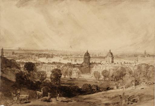 Joseph Mallord William Turner, ‘London from Greenwich’ c.1808-9