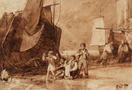 Joseph Mallord William Turner, ‘Marine Dabblers’ c.1808