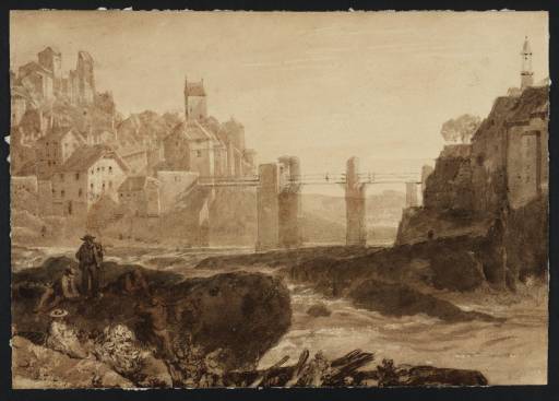 Joseph Mallord William Turner, ‘Lauffenbourgh on the Rhine’ c.1808