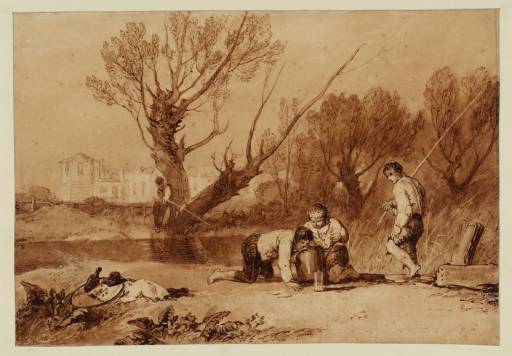 Joseph Mallord William Turner, ‘Young Anglers’ c.1808