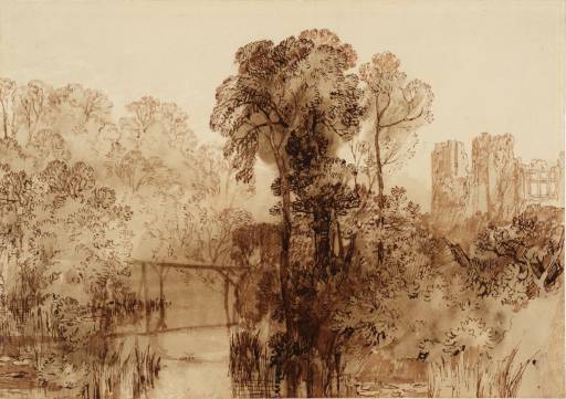 Joseph Mallord William Turner, ‘Berry Pomeroy Castle ('Raglan Castle')’ c.1812-15