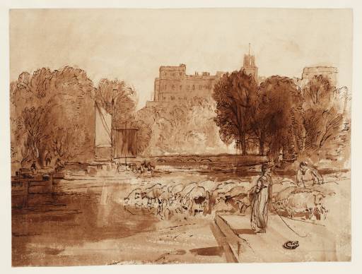 Joseph Mallord William Turner, ‘Windsor Castle from the Thames’ c.1807-19
