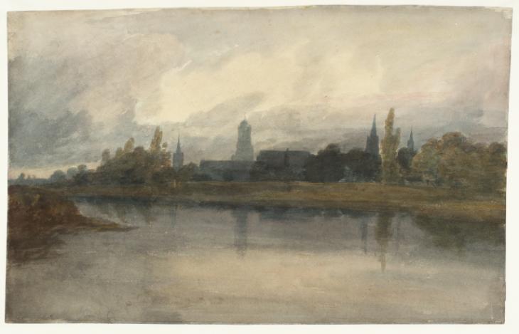 Joseph Mallord William Turner, ‘Oxford: Christ Church from the River’ ?1798-9