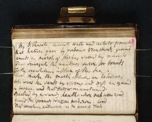Joseph Mallord William Turner, ‘Inscription by Turner: Draft of Poetry’ 1811