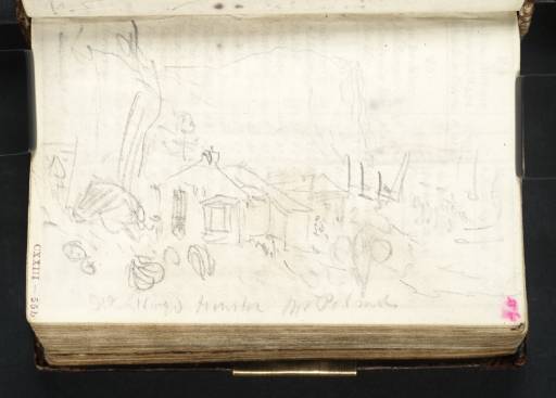 Joseph Mallord William Turner, ‘Fishermen's Cottages at Bridport (West Bay)’ 1811