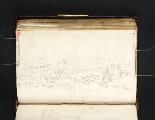 Joseph Mallord William Turner, ‘Glastonbury: The Abbey and Town from Wearyall Hill’ 1811