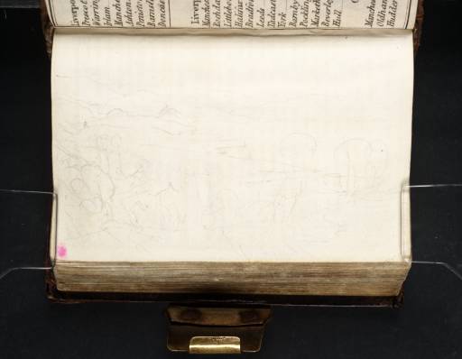 Joseph Mallord William Turner, ‘Watchet, Dunster and Minehead’ 1811