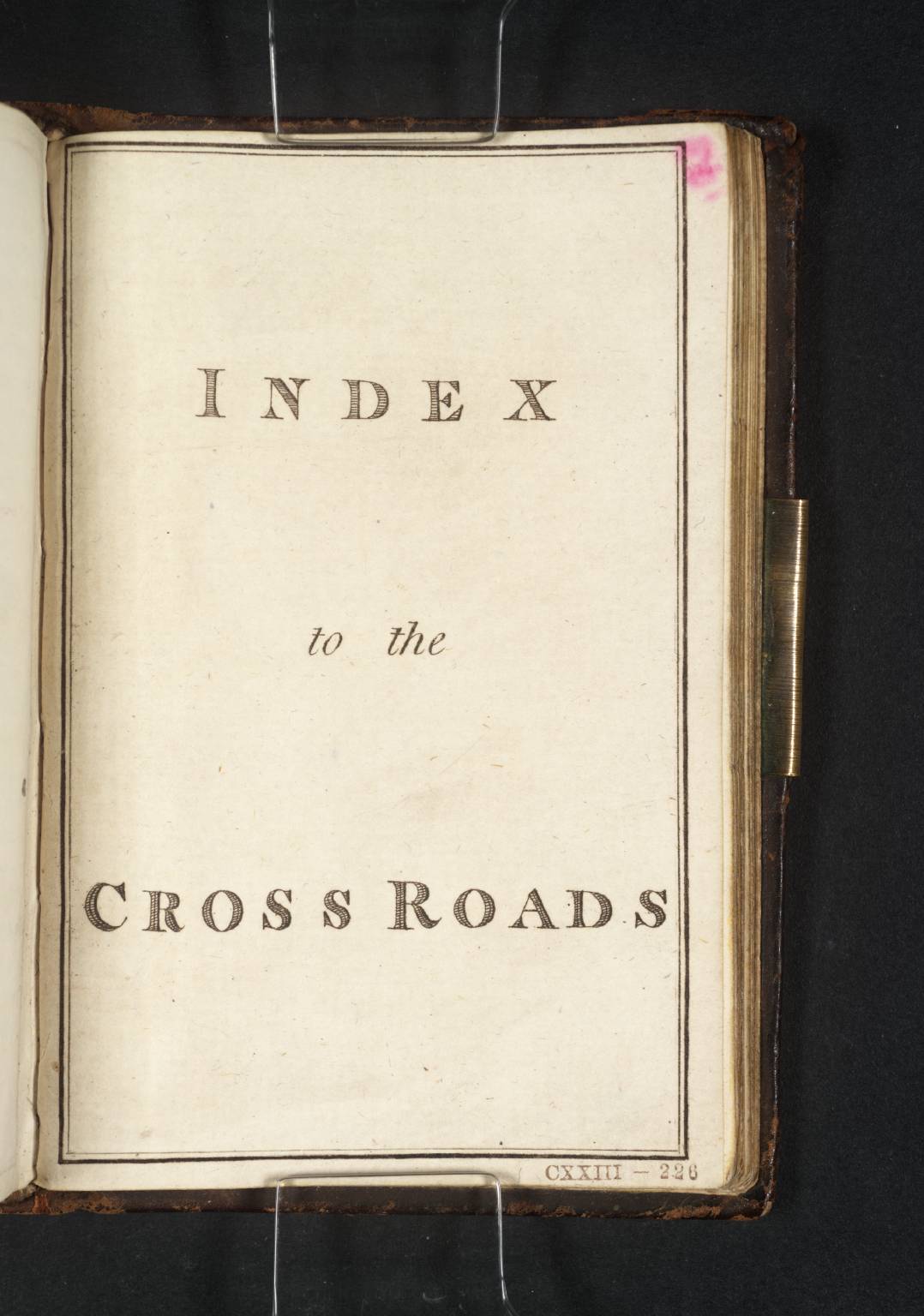 Printed Page of Coltman’s ‘British Itinerary’