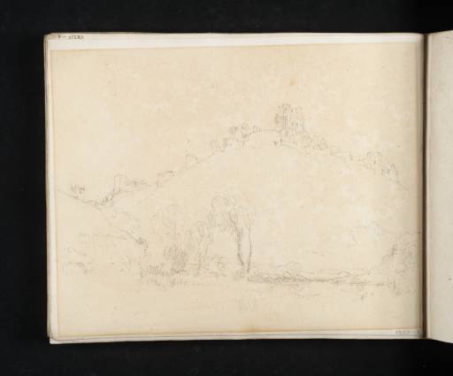 Joseph Mallord William Turner, ‘Corfe Castle: The Castle and Church from the North’ 1811