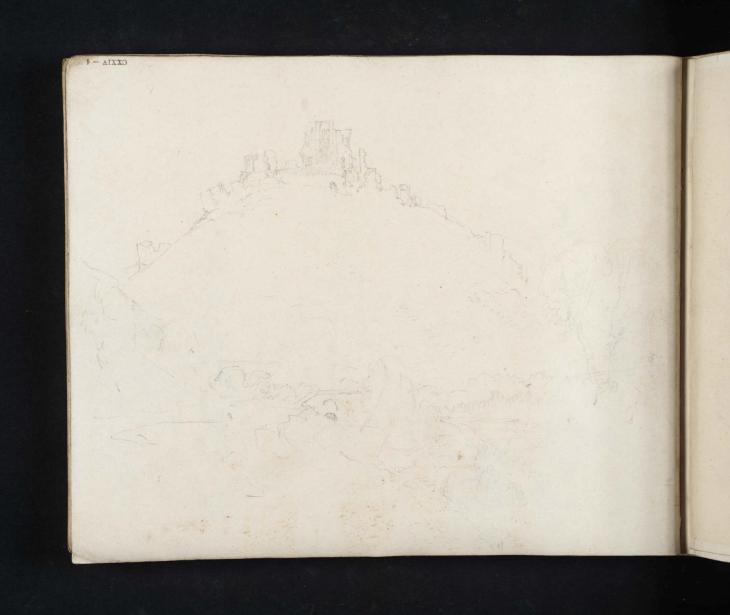 Joseph Mallord William Turner, ‘Corfe Castle: The Castle from the North’ 1811