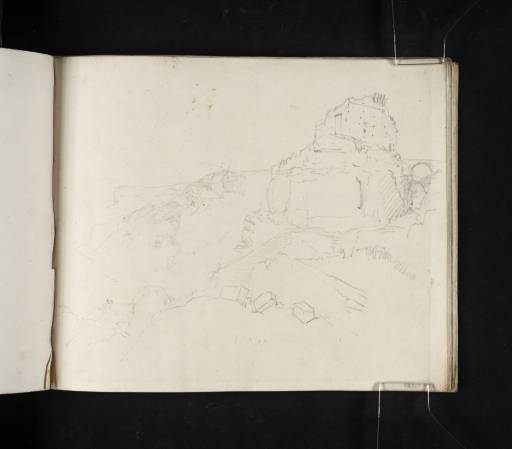 Joseph Mallord William Turner, ‘Bow and Arrow or Rufus Castle, Portland’ 1811