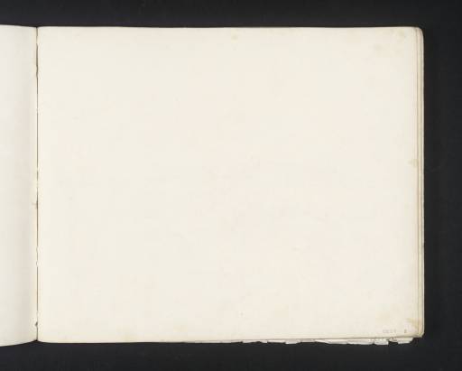 Joseph Mallord William Turner, ‘Blank’ c.1811 (Blank right-hand page of sketchbook)