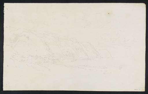 Joseph Mallord William Turner, ‘Porlock Bay and the Coast towards Foreland Point’ 1811