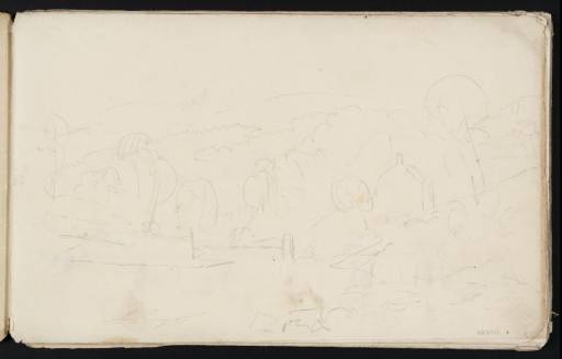 Joseph Mallord William Turner, ‘A House in a Wooded Valley, Perhaps in Sussex’ c.1810