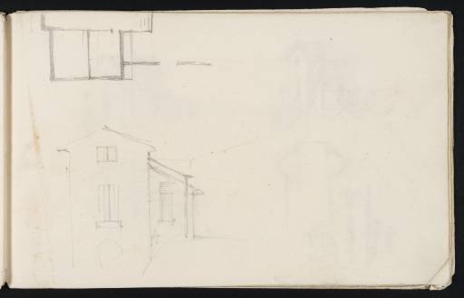 Joseph Mallord William Turner, ‘Ground Plan and Elevation Designs for Sandycombe Lodge, Twickenham’ c.1809-11