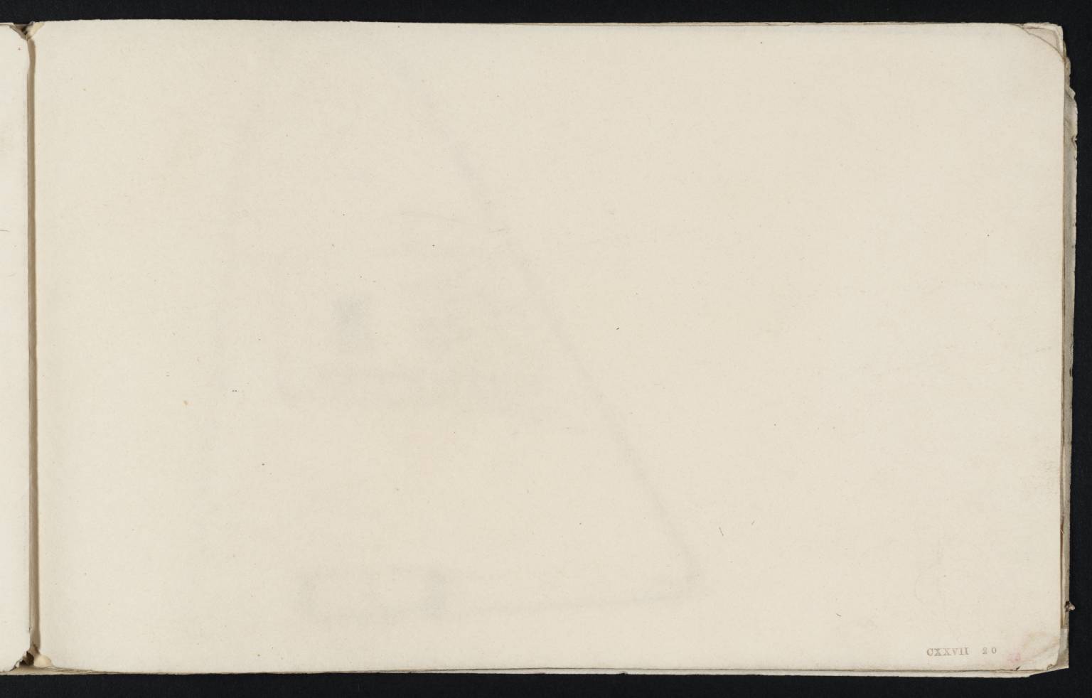 Joseph Mallord William Turner, 'Blank' (J.M.W. Turner: Sketchbooks,  Drawings and Watercolours)